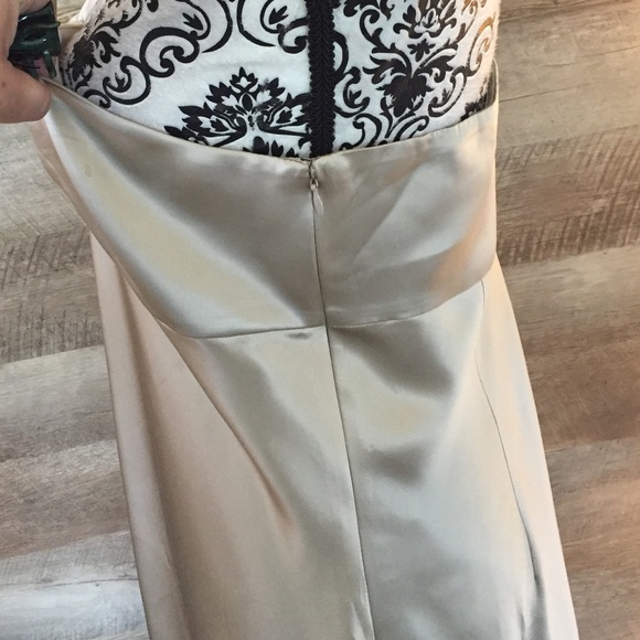 Loft Champagne Satin Slip Dress - Picture 4 of 4
